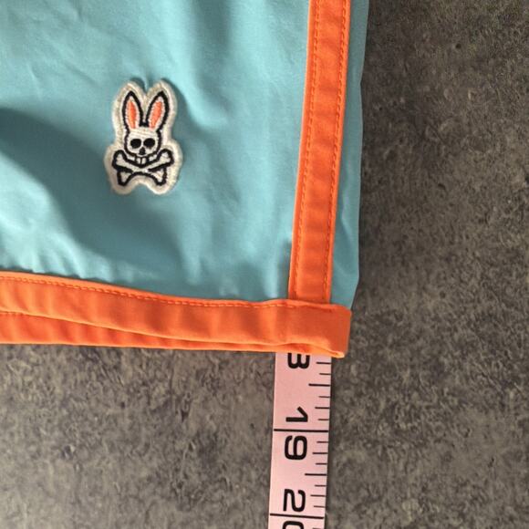 Psycho Bunny Swim Trunks Shorts Mens XL Fast Dry Suit Vanishing Logo Beach Pool - Picture 8 of 10